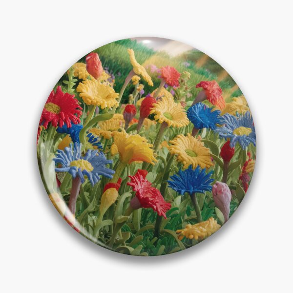 Item preview, Meadow flowers,plasticine. designed and sold by elegantpaterns.