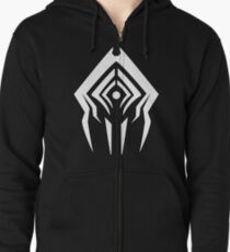 Stalker Sigil (white) Zipped Hoodie