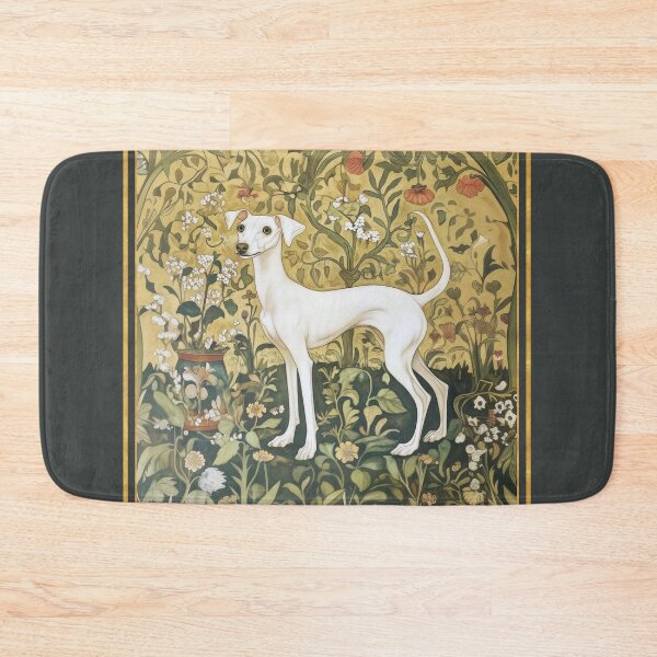 Item preview, Italian Greyhound or Whippet Elegant William Morris Style designed and sold by AntiqueImages.