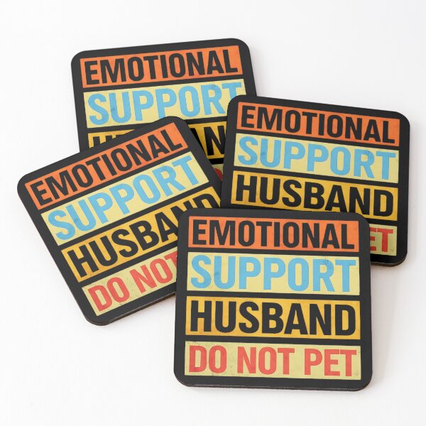 Item preview, Emotional Support Husband Funny Warning Sign designed and sold by DARK_NOVA.