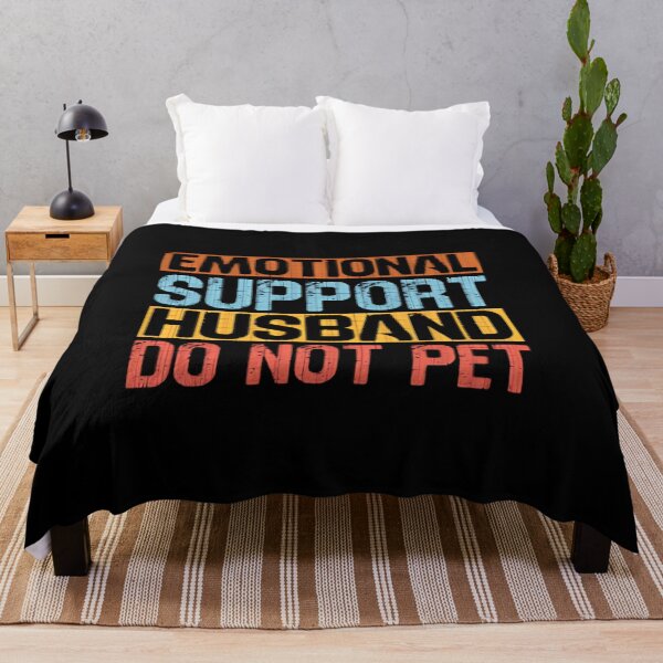 Item preview, Emotional Support Husband Funny Quote designed and sold by DARK_NOVA.