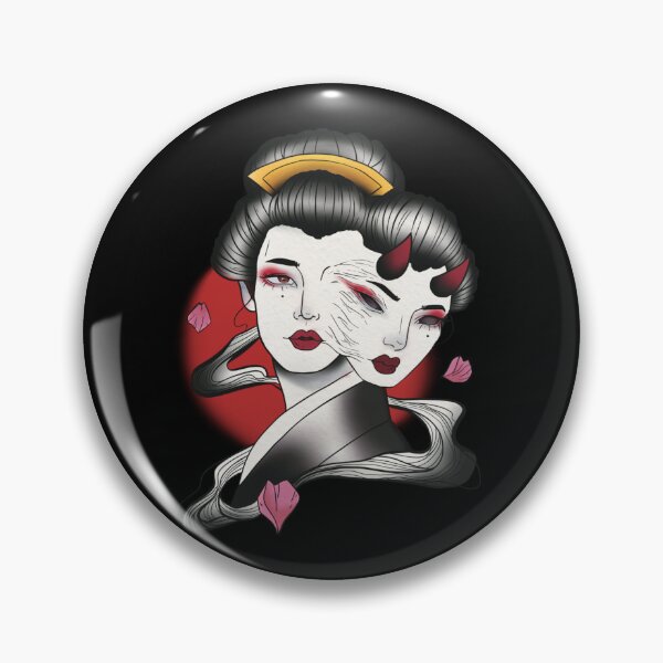 Item preview, Japanese Geisha Demon  designed and sold by LayzeeDayzee.