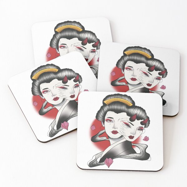 Item preview, Japanese Geisha Demon  designed and sold by LayzeeDayzee.