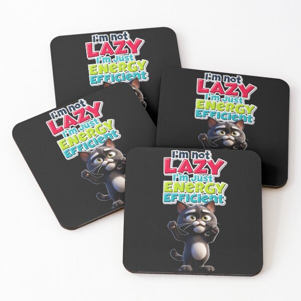 Item preview, Sarcastic Cat: Energy efficiency is key designed and sold by ArtCreator2023.