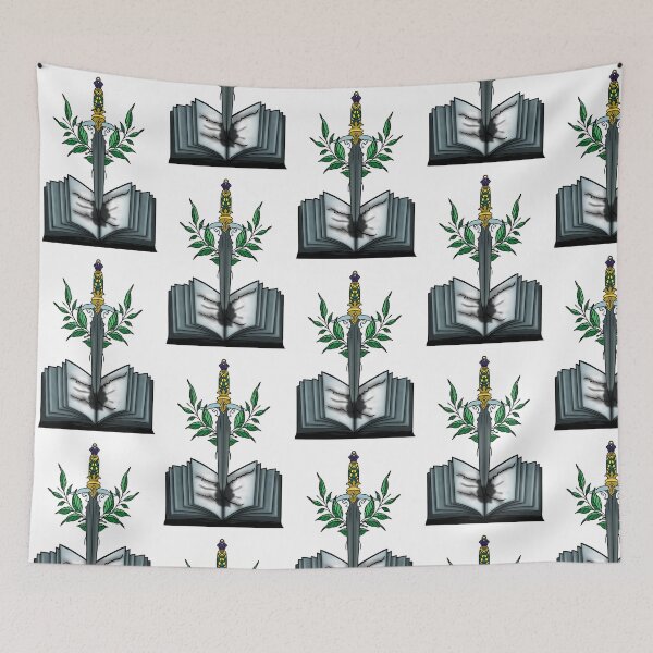 Item preview, Dagger Through the Heart of Knowledge – Striking Book Design designed and sold by GrizzlyCollective.