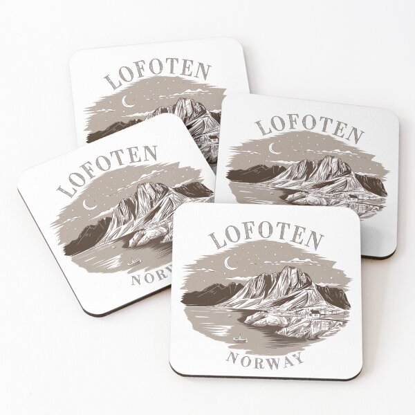 Item preview, Lofoten Norway Night Sky designed and sold by MadCatPrints.