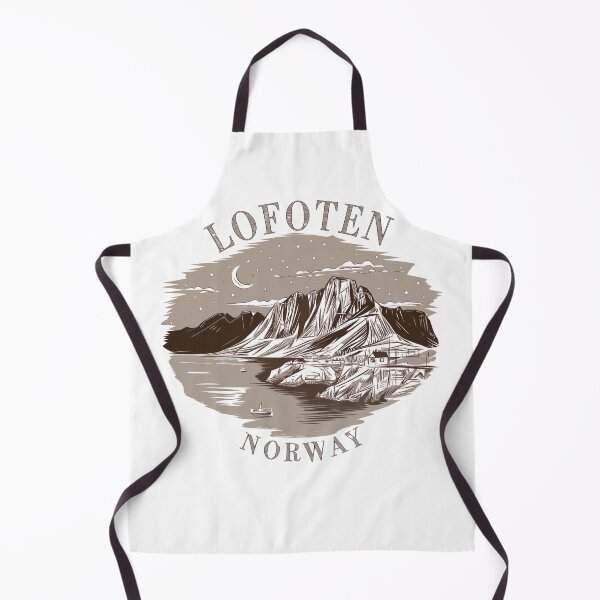 Item preview, Lofoten Norway Night Sky designed and sold by MadCatPrints.