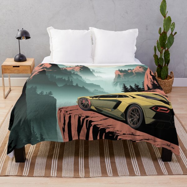 Item preview, A mountainous landscape and a sports car. designed and sold by Lilashakti ⭐️ ⭐️ ⭐️ ⭐️ ⭐️.