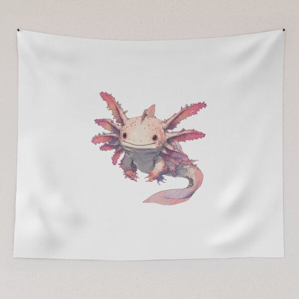 Item preview, Cute happy friend Axolotl designed and sold by PatternFly.