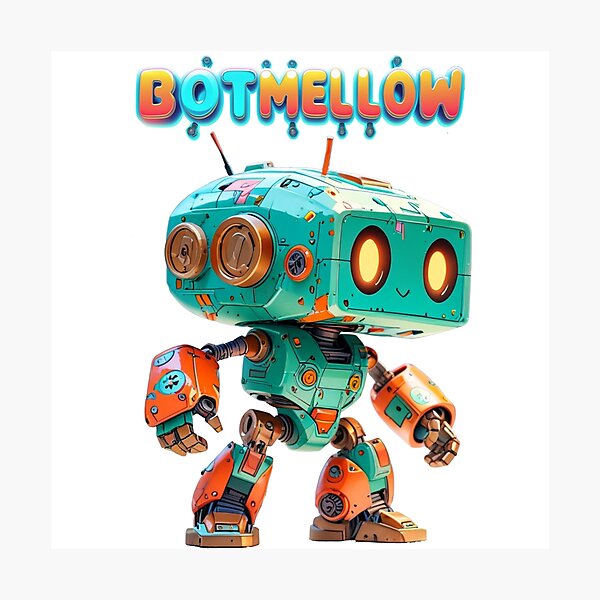 Item preview, Mellowchi-T001 — Soft Style Robot by BotMellow designed and sold by imaginecrateart.