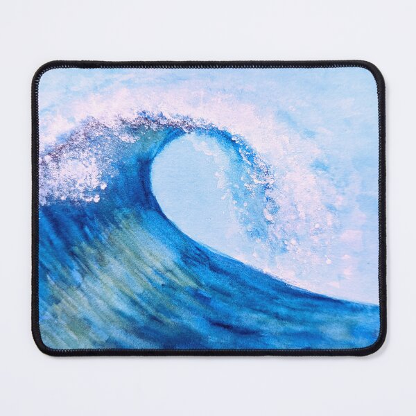 Item preview, Watercolor sea ocean wave background designed and sold by NOMADIC ART.