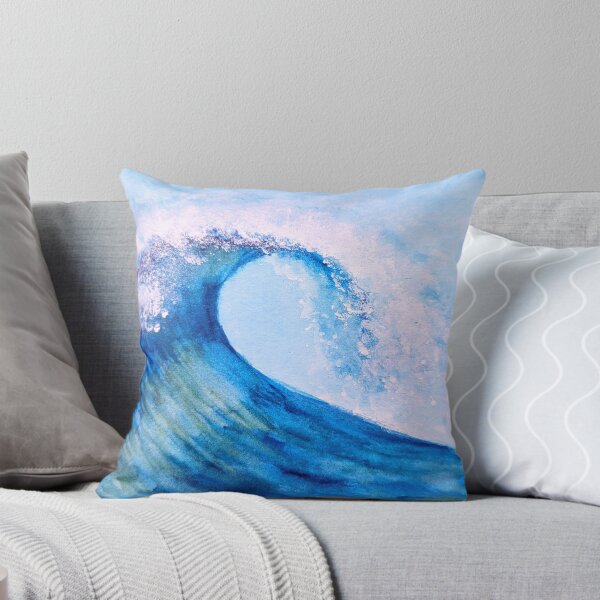 Item preview, Watercolor sea ocean wave background designed and sold by NOMADIC ART.