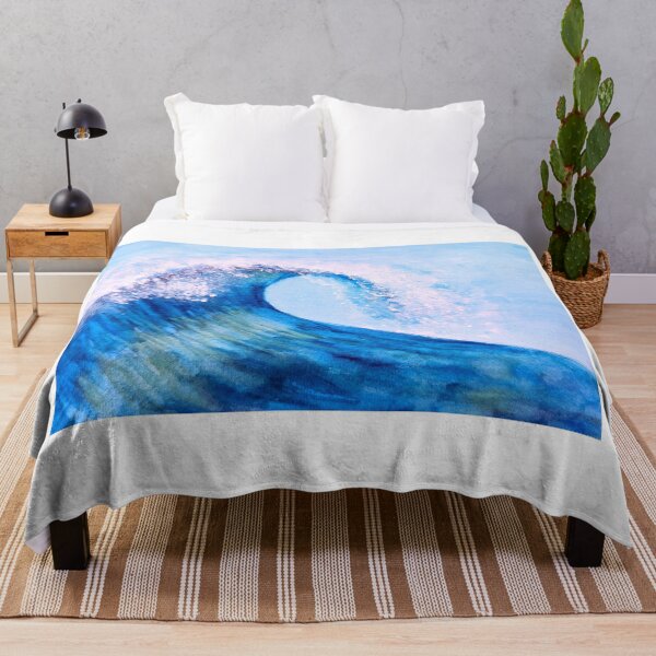 Item preview, Watercolor sea ocean wave background designed and sold by NOMADIC ART.
