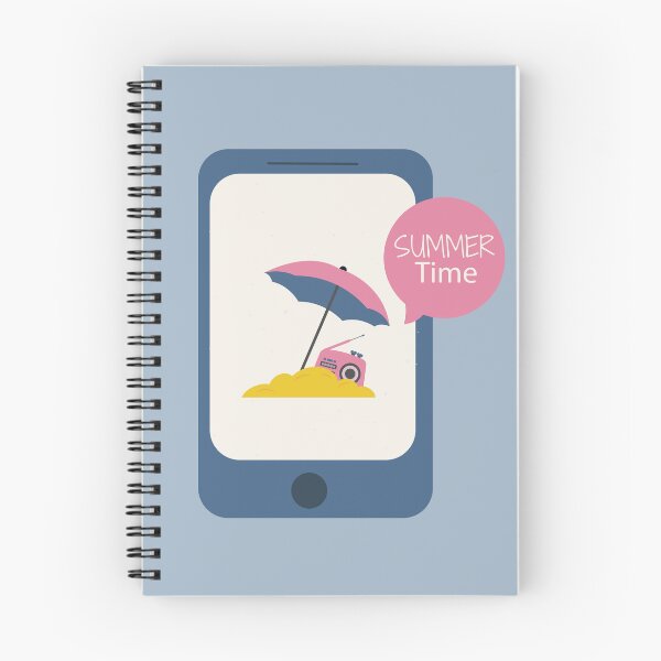 Item preview, Illustration Smartphone with Message Summer Time designed and sold by AlginaPugachova.