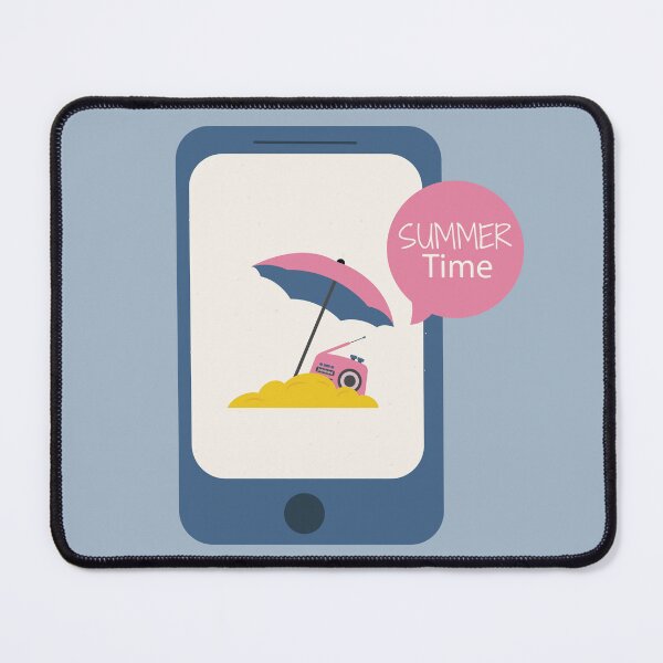 Item preview, Illustration Smartphone with Message Summer Time designed and sold by AlginaPugachova.