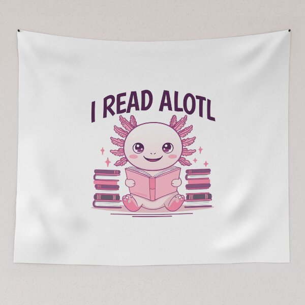 Item preview, I Read Alotl - Cute Axolotl Book Lover designed and sold by HandicraftArt.
