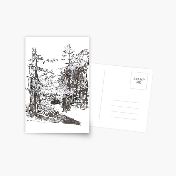 Item preview, Searching chestnut in the forest designed and sold by FredericBach.