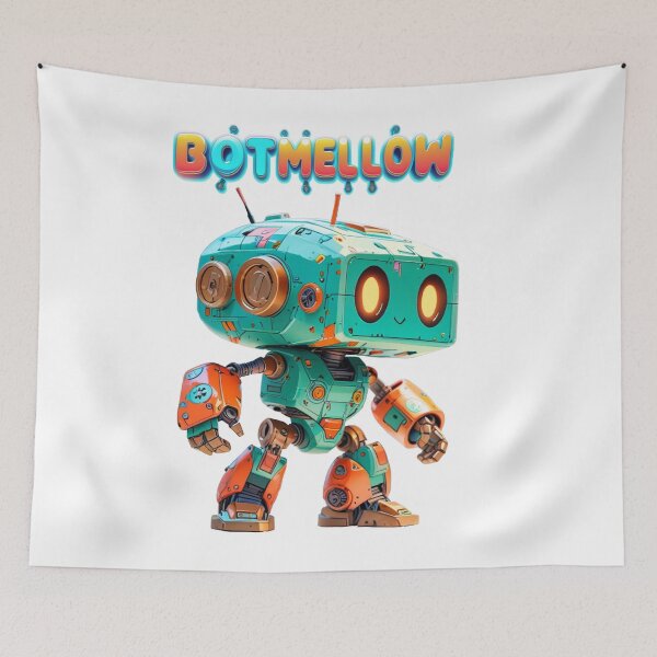 Item preview, Mellowchi-T001 — Soft Style Robot by BotMellow designed and sold by imaginecrateart.