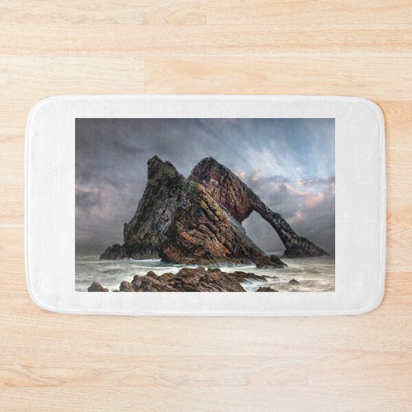 Item preview, Storm clouds roll in at Bow Fiddle Rock near Aberdeen designed and sold by Martin Lawrence.
