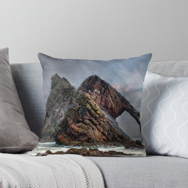 Item preview, Storm clouds roll in at Bow Fiddle Rock near Aberdeen designed and sold by Martin Lawrence.