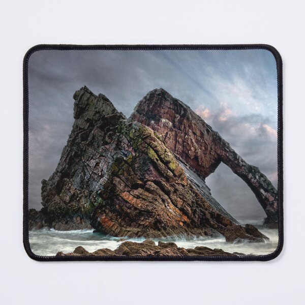 Item preview, Storm clouds roll in at Bow Fiddle Rock near Aberdeen designed and sold by Martin Lawrence.