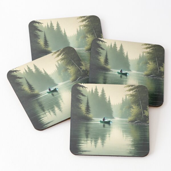 Item preview, Lonely boat trip in the forest designed and sold by Sigtrix.