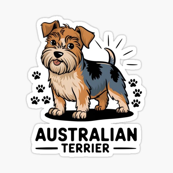 Item preview, Australian Terrier designed and sold by Zibis09.