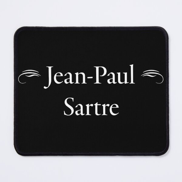 Item preview, Jean-Paul Sartre designed and sold by CharlottePlaceArt.