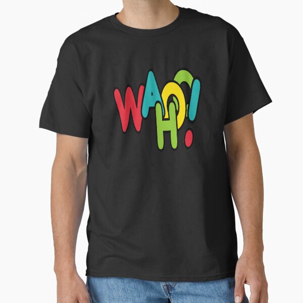 Vista previa del artículo con la obra «Wahoo!», diseñado y vendido por Mark-Ewbie.