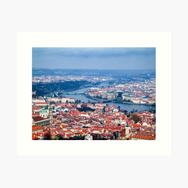 Aperçu de l'œuvre Paysage urbain de Prague créée et vendue par Travel and Pixels.