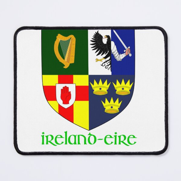 Item preview, Ireland Four Provinces Crest - Irish Heritage Emblem designed and sold by CelticConcepts.