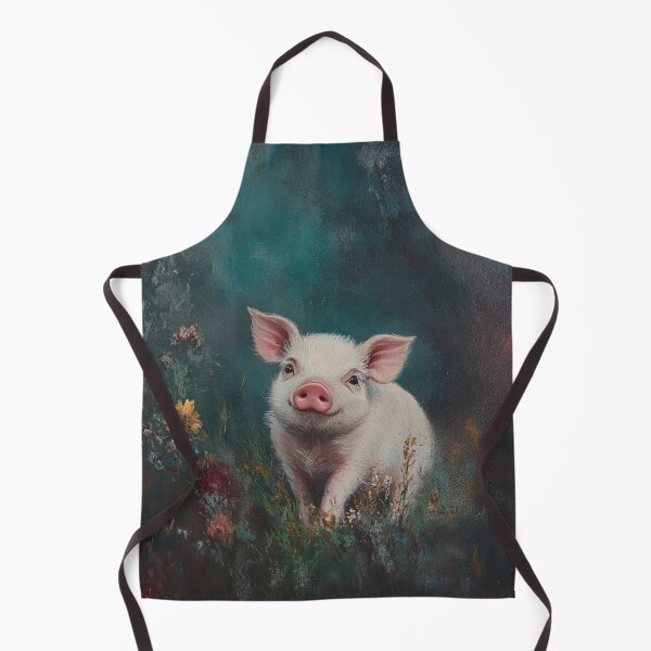 Item preview, Cute piglet painting designed and sold by The Deep Studio.