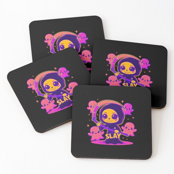 Item preview, grim reaper slay sticker, grim reeper t-shirt designed and sold by Bits & Bops Boutique.