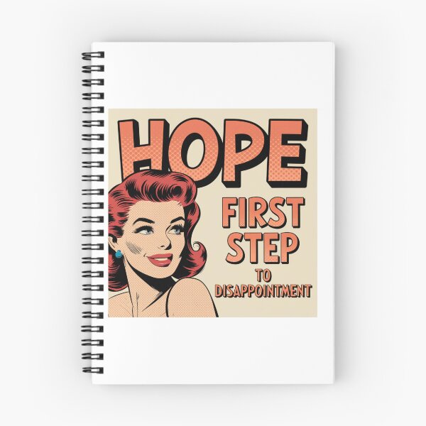 Item preview, Hope, disappointment, low expectations. dark, silly, meme, funnyfits70, Humor, Funny, retro, vintages, funny quotes, animal humor, designed and sold by FunnyFits70.