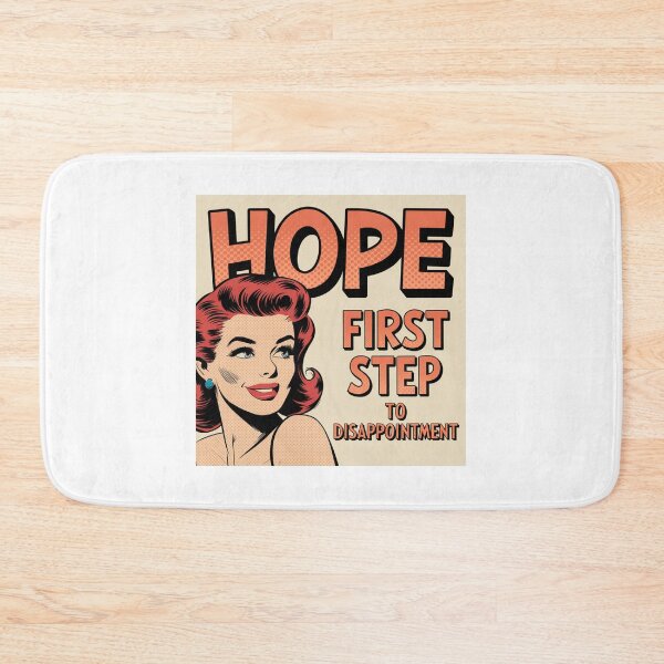 Item preview, Hope, disappointment, low expectations. dark, silly, meme, funnyfits70, Humor, Funny, retro, vintages, funny quotes, animal humor, designed and sold by FunnyFits70.