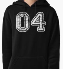 Sport Team Jersey 04 T Shirt Football Soccer Baseball Hockey Basketball Four 4 04 Number Pullover Hoodie