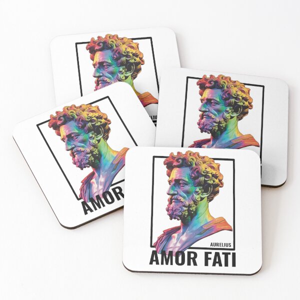 Artikelvorschau, Amor Fati Marcus Aurelius Porträt entworfen und verkauft von RockFireMerch.