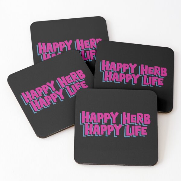 Item preview, Happy Herb Happy Life - Positive Herbal Statement designed and sold by GartenIdeen.