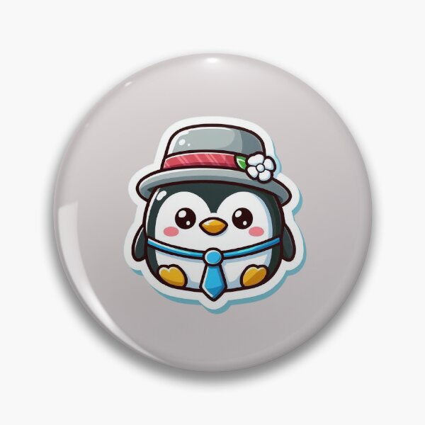 Item preview, Dapper Penguin Charm designed and sold by Brightpatch.