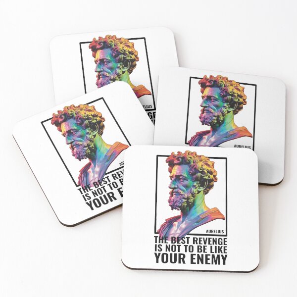 Item preview, The Best Revenge Is Not To Be Like Your Enemy Marcus Aurelius Quote designed and sold by RockFireMerch.
