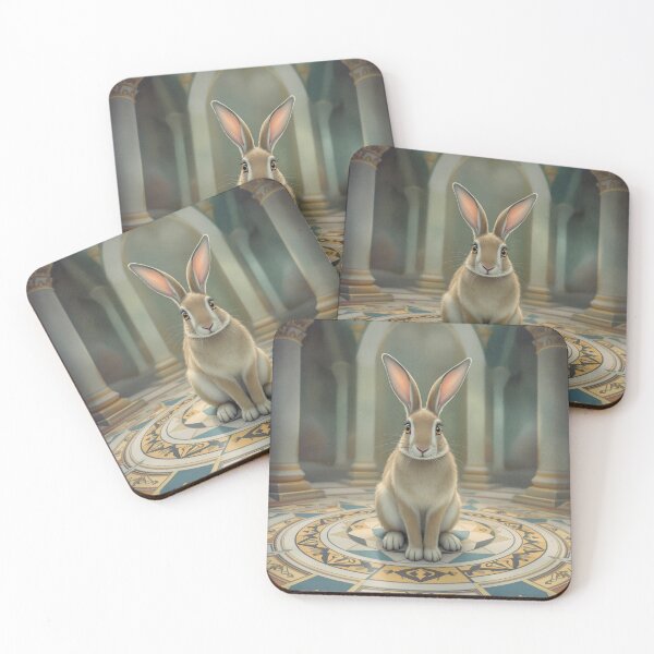 Item preview, Exalted Hare designed and sold by HabitableMoons.