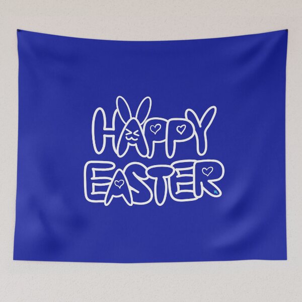 Item preview, Happy Easter Doodle White designed and sold by chowlet.