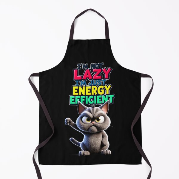 Item preview, Grumpy Cat: Lazy? No, efficient! designed and sold by ArtCreator2023.