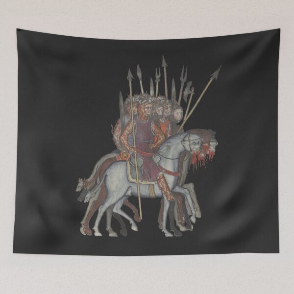Item preview, Medieval riders of the apocalypse designed and sold by IllmadeErrant.