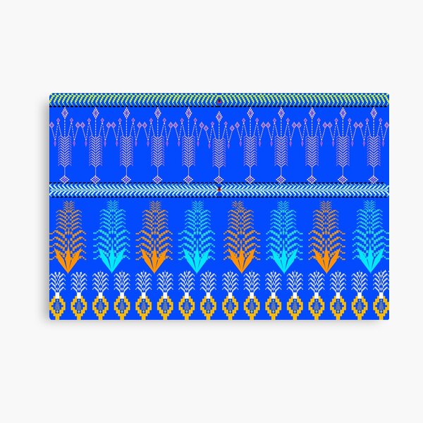 Aperçu de l'œuvre Motif en tissu bleu créée et vendue par Linesen198.