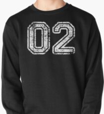 Sport Team Jersey 02 T Shirt Football Soccer Baseball Hockey Basketball Two 2 02 Number Pullover