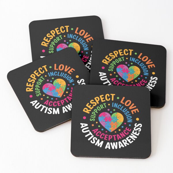 Item preview, Autism Awareness - Respect Love Support Blue Puzzle designed and sold by tmerchtrends.