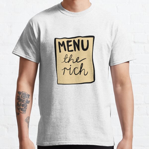 Vista previa del artículo con la obra «Comer los ricos», diseñado y vendido por heyitsleonard.