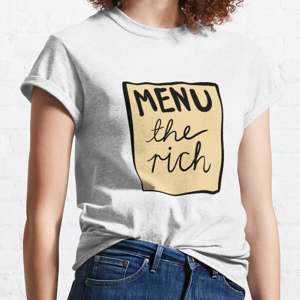 Vista previa del artículo con la obra «Comer los ricos», diseñado y vendido por heyitsleonard.