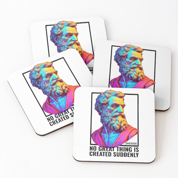 Item preview, Epictetus Stoic Wisdom Perseverence Quote designed and sold by RockFireMerch.